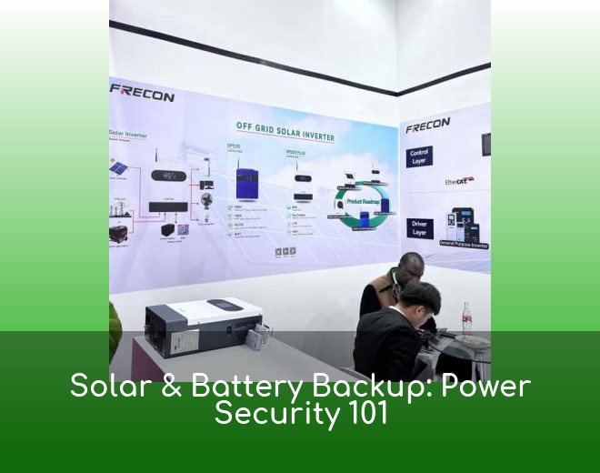Solar & Battery Backup: Power Security 101